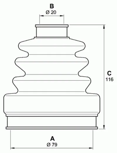 Комплект пылника, приводной вал SPIN OPEN PARTS купить