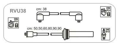 Комплект проводов зажигания JANMOR купить