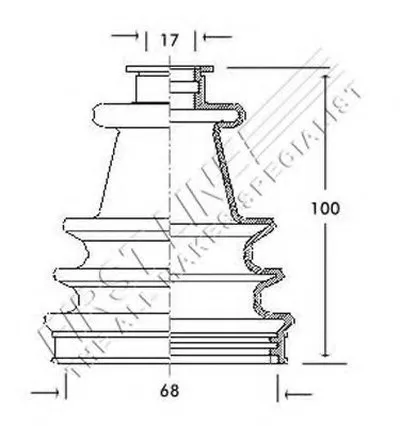 Пыльник, приводной вал FIRST LINE купить
