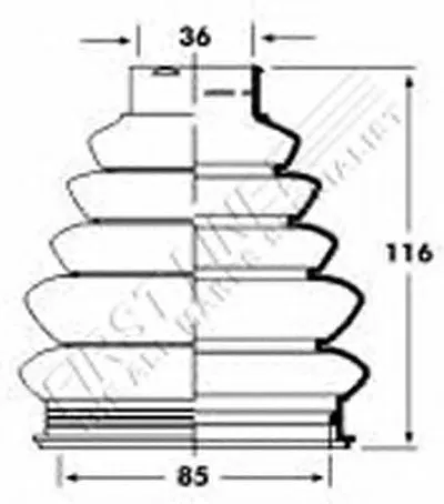 Пыльник, приводной вал FIRST LINE купить