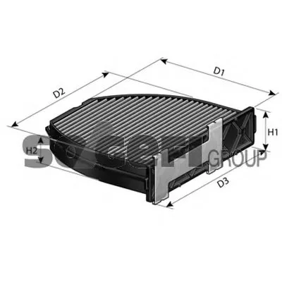 Фильтр, воздух во внутренном пространстве COOPERSFIAAM FILTERS купить