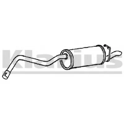 Глушитель выхлопных газов конечный KLARIUS купить