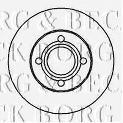 Тормозной диск BORG & BECK купить