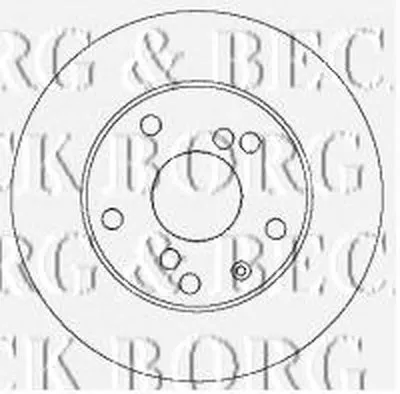 Тормозной диск BORG & BECK купить