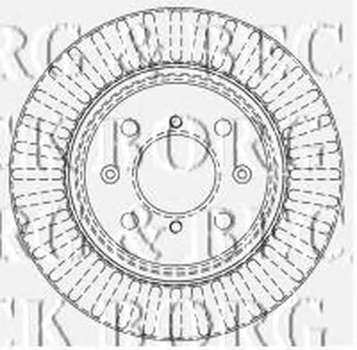 Тормозной диск BORG & BECK купить