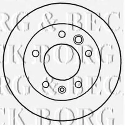 Тормозной диск BORG & BECK купить