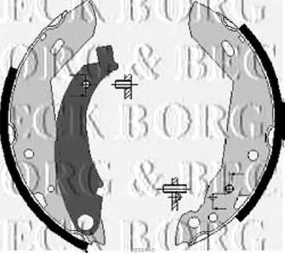 Комплект тормозных колодок BORG & BECK купить