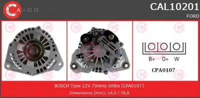 Генератор BRAND NEW SERIES CASCO купить