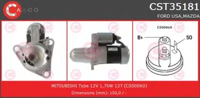 Стартер BRAND NEW SERIES CASCO купить