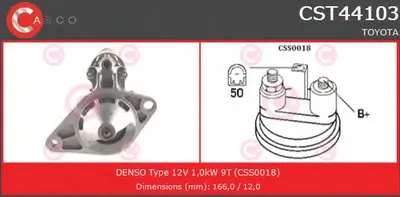 Стартер BRAND NEW SERIES CASCO купить