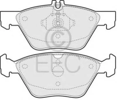 Комплект тормозных колодок, дисковый тормоз EEC купить