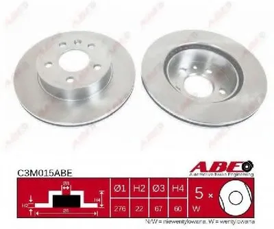 Тормозной диск ABE купить