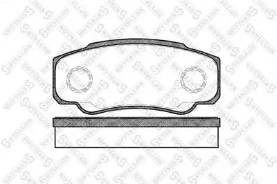Комплект тормозных колодок, дисковый тормоз STELLOX купить