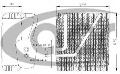 Испаритель, кондиционер ACR купить