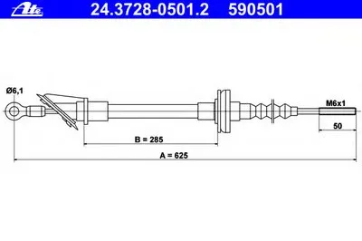 Тросик сцепления ATE купить