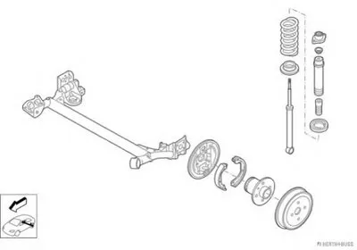 Рулевое управление; Подвеска колеса HERTH+BUSS JAKOPARTS купить
