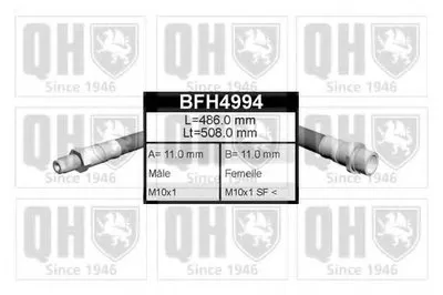 Тормозной шланг QUINTON HAZELL купить