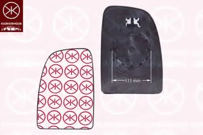 Зеркальное стекло, наружное зеркало KLOKKERHOLM купить