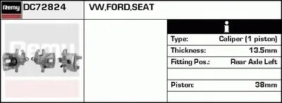Тормозной суппорт Remanufactured REMY (Multiline) DELCO REMY купить