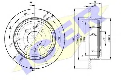 Тормозной диск ICER купить