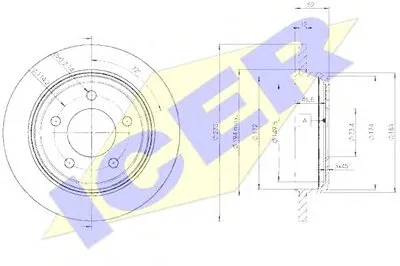 Тормозной диск ICER купить