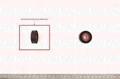 Паразитный / ведущий ролик, поликлиновой ремень FAI AutoParts купить