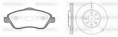 Комплект тормозов, дисковый тормозной механизм WOKING купить
