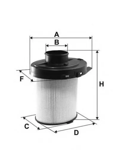 Воздушный фильтр ACTIV OPEN PARTS купить
