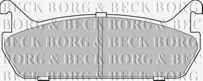 Комплект тормозных колодок, дисковый тормоз BORG & BECK купить