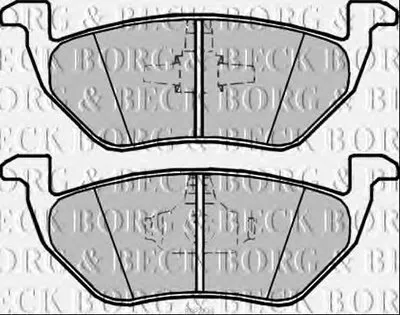 Комплект тормозных колодок, дисковый тормоз BORG & BECK купить