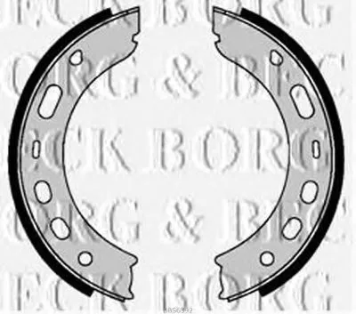 Комплект тормозных колодок BORG & BECK купить