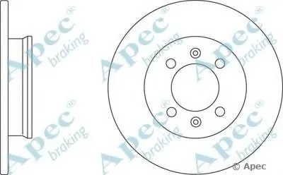 Тормозной диск APEC braking купить