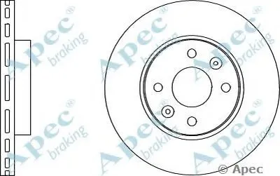 Тормозной диск APEC braking купить