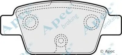 Комплект тормозных колодок, дисковый тормоз APEC braking купить