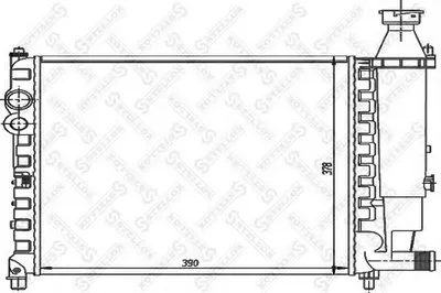 Радиатор, охлаждение двигателя STELLOX купить