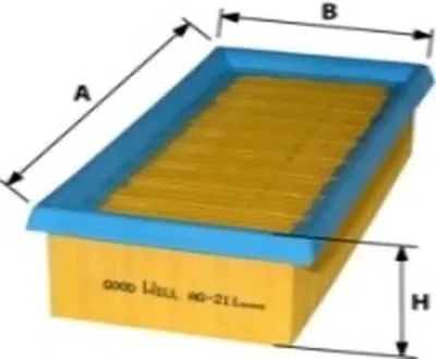 Воздушный фильтр Air Filter for VAG GOODWILL купить
