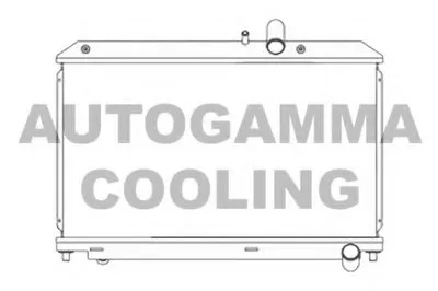 Радиатор, охлаждение двигателя AUTOGAMMA купить
