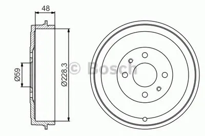 Тормозной барабан BOSCH купить