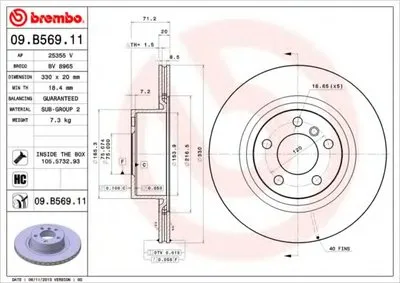 Тормозной диск COATED DISC LINE BREMBO купить