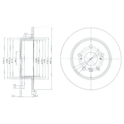 Тормозной диск DELPHI купить