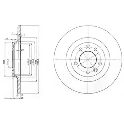 Тормозной диск DELPHI купить