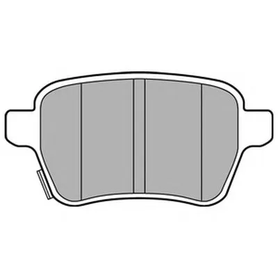 Комплект тормозных колодок, дисковый тормоз DELPHI купить