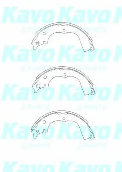 Комплект тормозных колодок MK KASHIYAMA KAVO PARTS купить