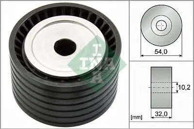 Паразитный / Ведущий ролик, зубчатый ремень INA купить