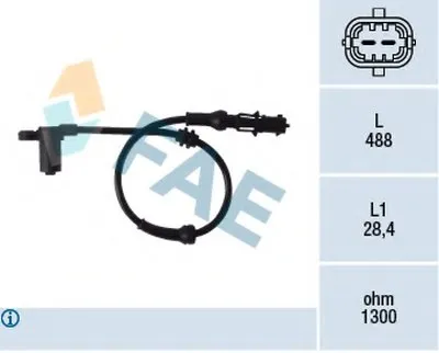 Датчик, частота вращения колеса FAE купить