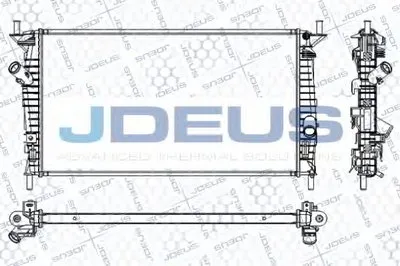 Радиатор, охлаждение двигателя JDEUS купить