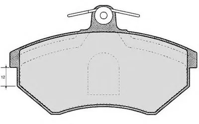 Комплект тормозных колодок, дисковый тормоз RAICAM купить