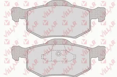 Комплект тормозных колодок, дисковый тормоз VILLAR купить