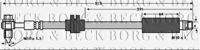 Тормозной шланг BORG & BECK купить