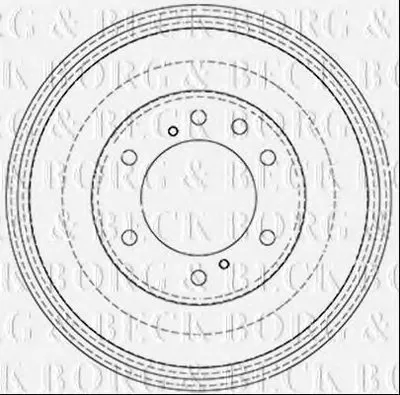 Тормозной барабан BORG & BECK купить